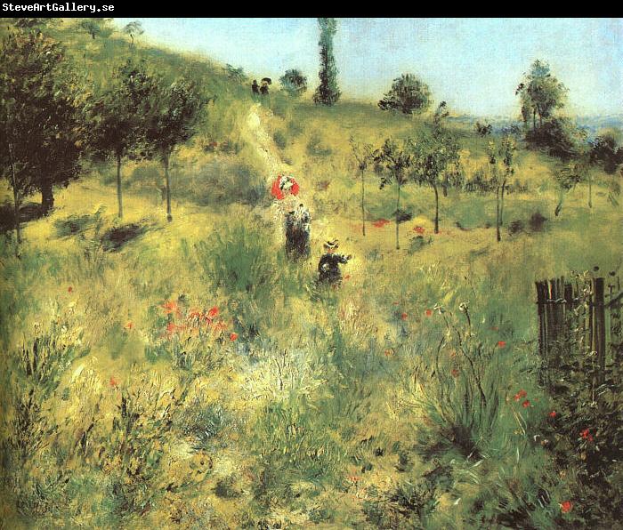Pierre Renoir Pathway Through Tall Grass